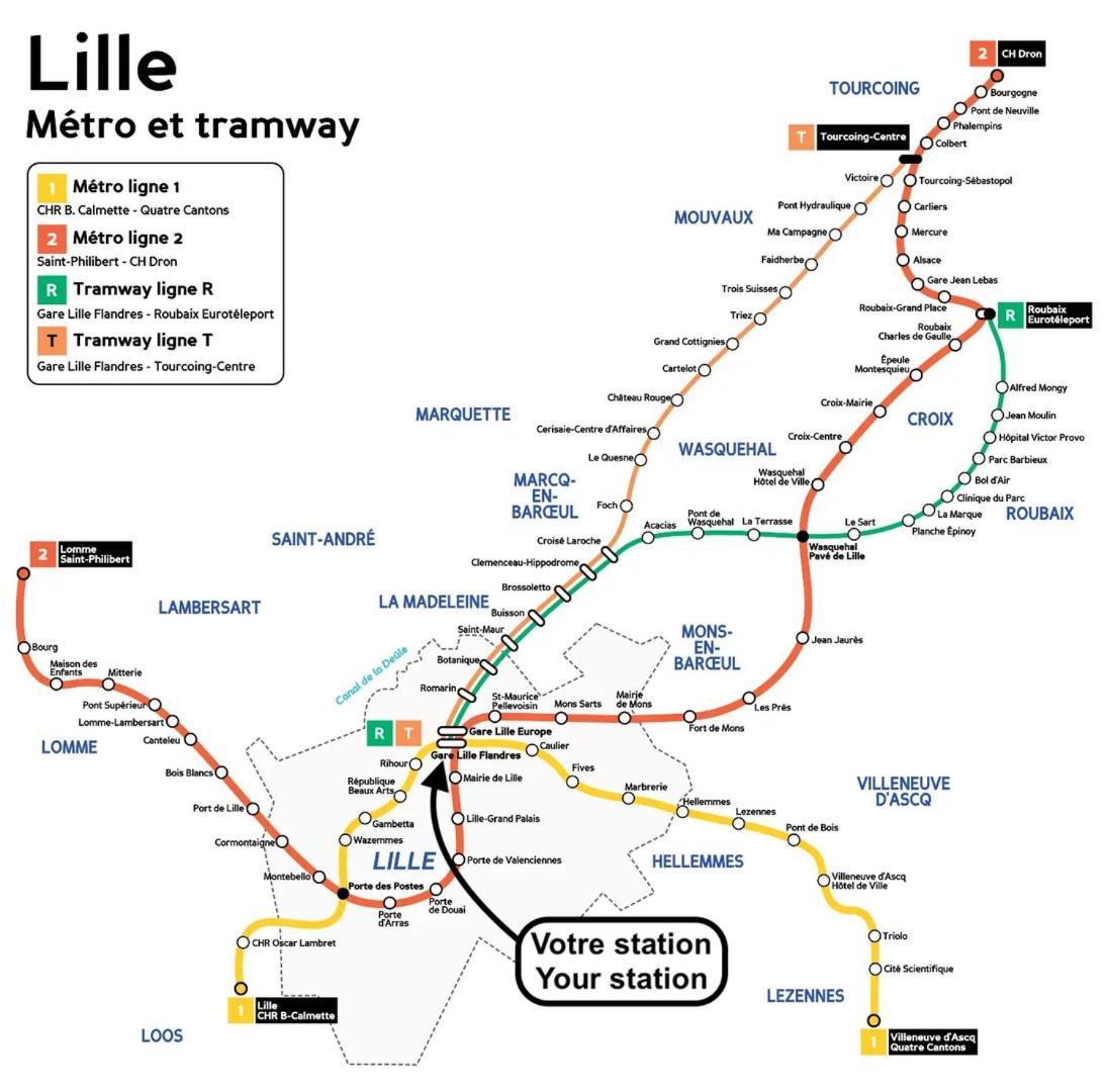 Lille Hypercentre / Gares - Beautiful Duplex!公寓 外观 照片